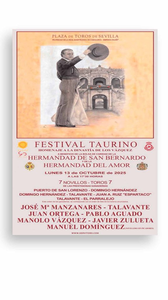 Festival taurino en Sevilla -13 octubre 2025