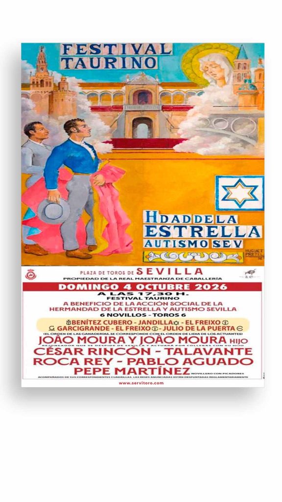 cartel toros sevilla octubre 4